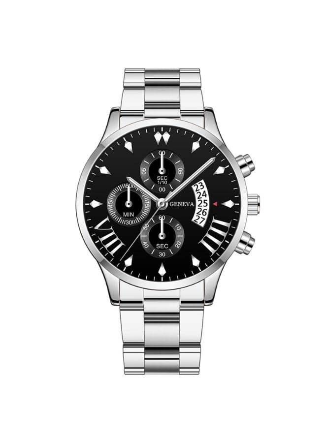 Fashion Calendar Three Eye Mens Watch