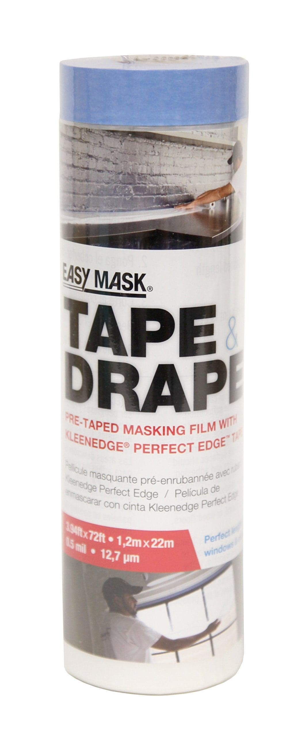Trimaco 949560 Tape Drape 12m x 22m Clear