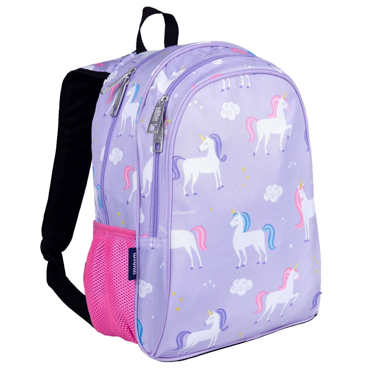 Wildkin 15inch Kids Backpack Durable Padded Adjustable for School Travel Unicorn