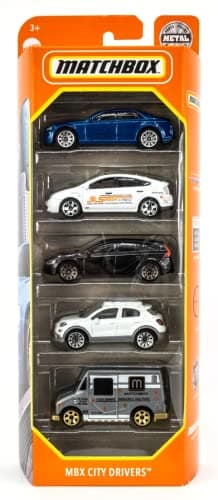Matchbox MBX City Drivers 5 Pack Set 164 Scale