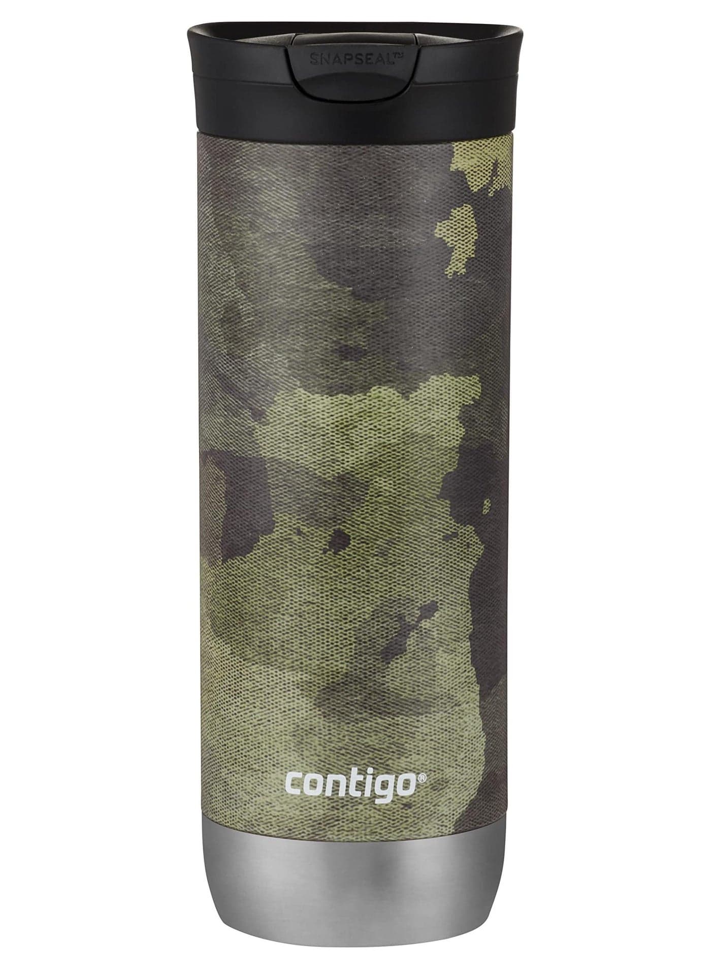 Contigo Huron Stainless Steel Travel Mug with SNAPSEAL Lid, 20oz., Camo