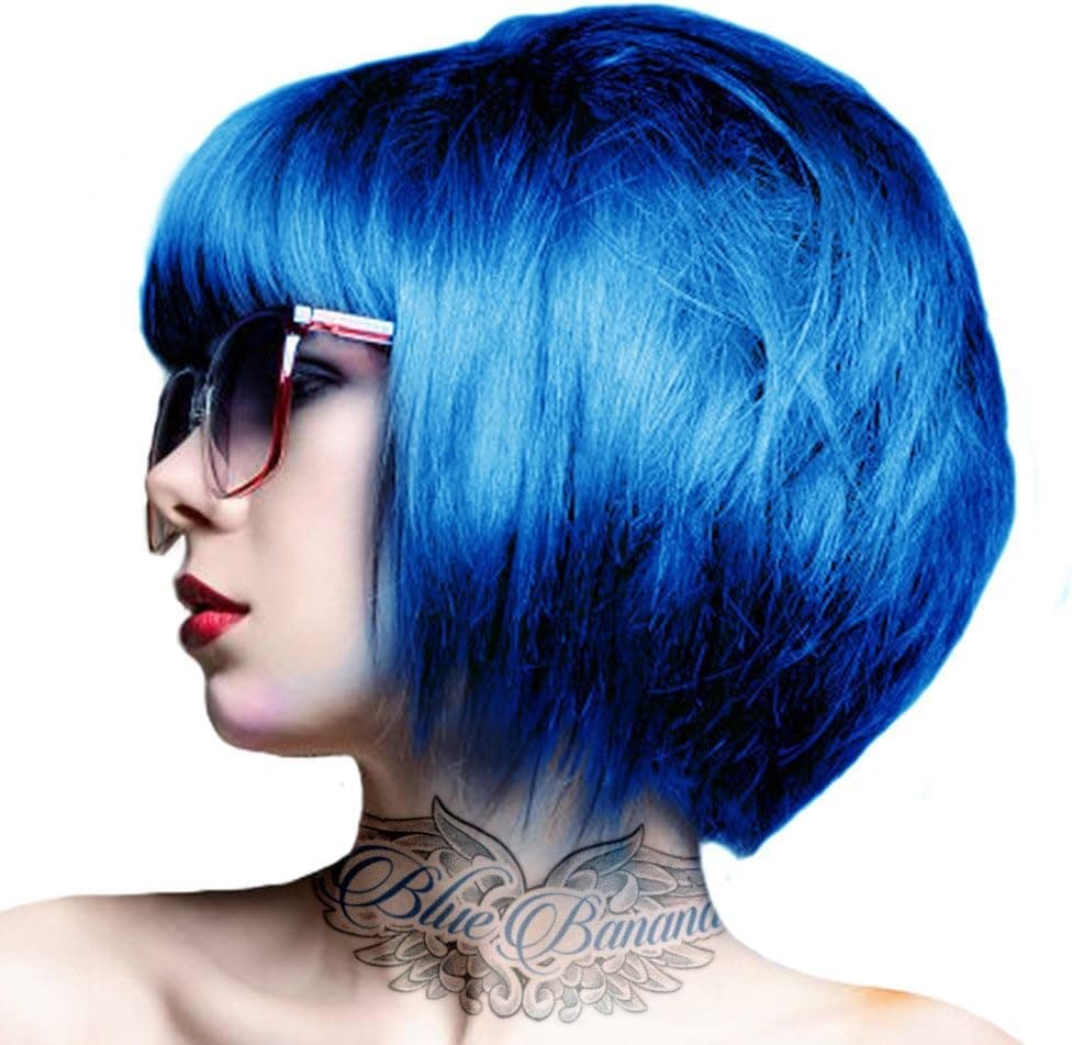 2 x Crazy Colour Semi Permanent Hair Dyes 100ml Capri Blue