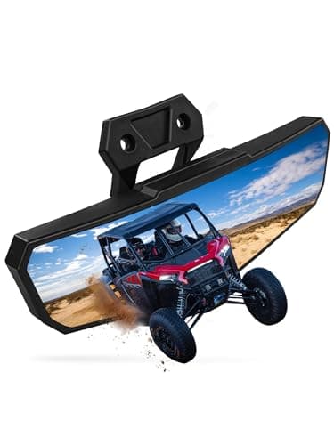 ZIDIYORUO UTV Rear View Mirror Compatible with Polaris RZR PRO XP 4 Turbo R 4 2026 2025 2024 2023 2022 2021 2020 RZR XP 1000 2026 2025 2024 Accessories Adjustable Convex RZR Rearview Mirror
