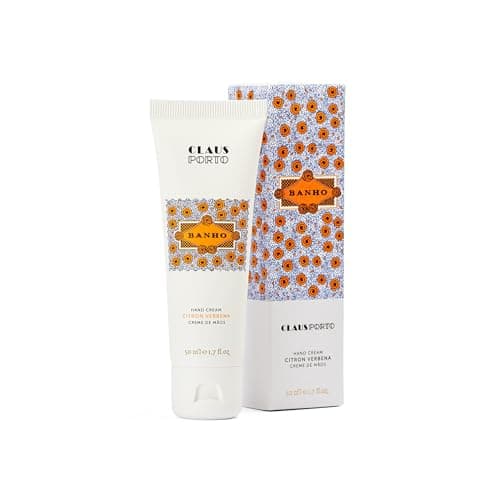 Claus Porto Banho Citron Verbena Hand Cream Silky FastAbsorbing Nourishing Softens Cuticles Restorative Aromatic Zesty 50g 17 oz