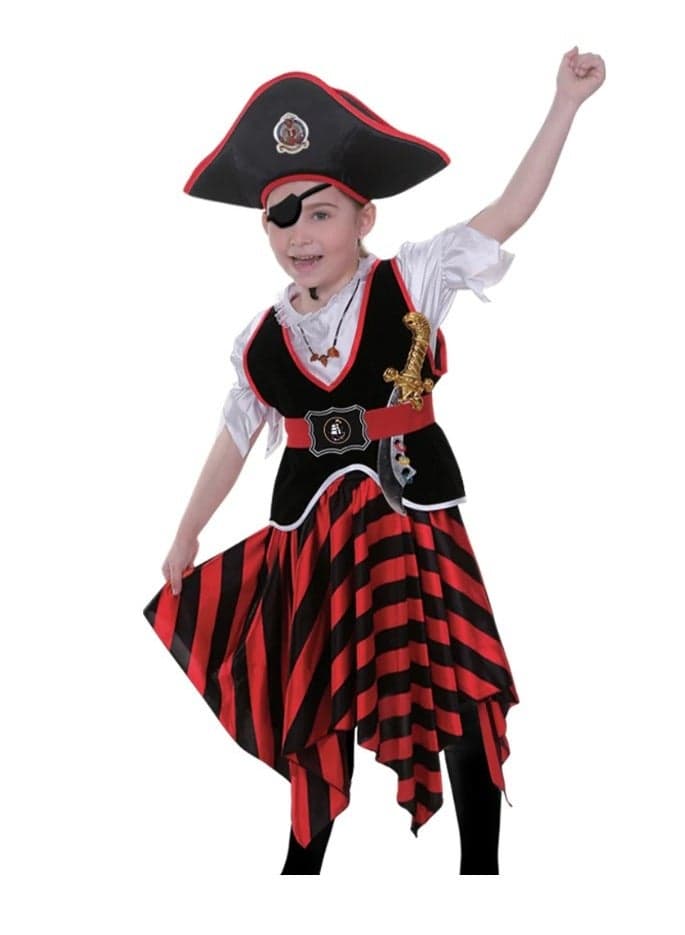 Pirate Girl Costume 4-5years old