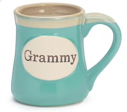 Burton + BURTON GiGi Grandma Mug – 18oz Ceramic Coffee Cup with Gift Box, Mother’s Day or Birthday Gift for Grammy