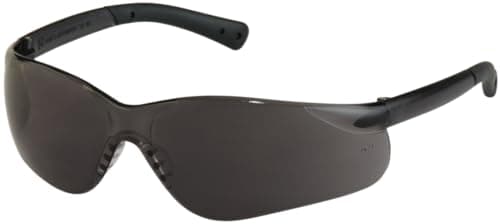 MCR Safety BK312AF UV Anti-Fog Lens with Non-Slip Temple Material and Soft Nose Piece, Gray Lens