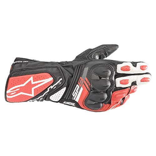 Alpinestars SP-8 V3 Gloves (Medium) (Black/White/Bright RED)