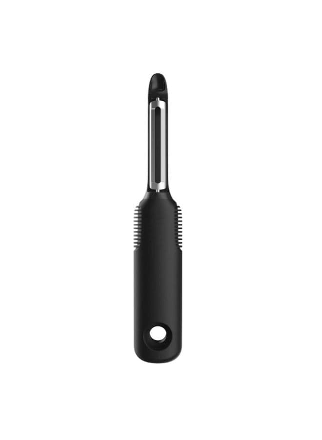 Good Grips Swivel Peeler, Multi-Purpose Vegetable Peeler, Kitchen Peeler For Fruits And Vegetables, Efficient Potato Apple Peeler, Easy Grip Peeling Tool, Black, 18.2x3.5cm