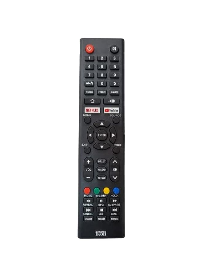 Replacement Remote Control Suitable for Ikon Smart TV with Netflix and Youtube Button