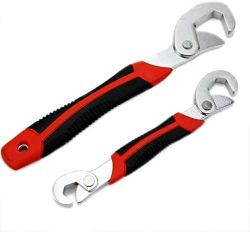 WRYER Stainless Steel Socket Adjustable Universal Multi Function Wrench Spanner Set Tools Snap and Grip Open End Snap N Grip Tool Spanner 9Mm to 32 Mm Works