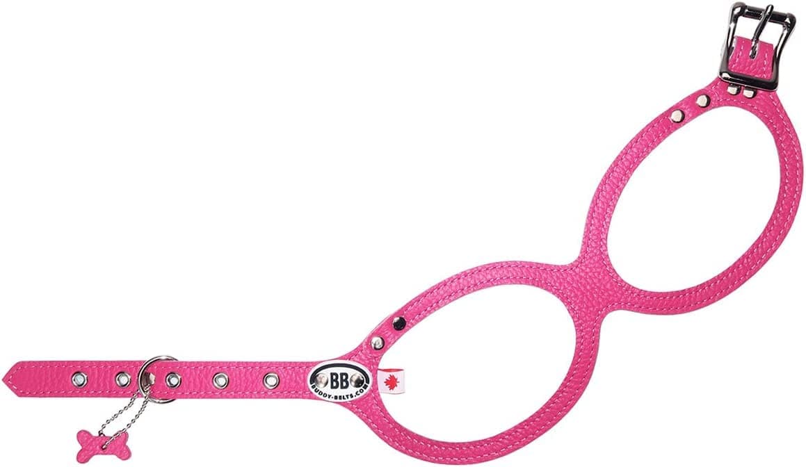 Buddy Belt Harness Pebble Grain Hot Pink - Luxury Edition (2.5)
