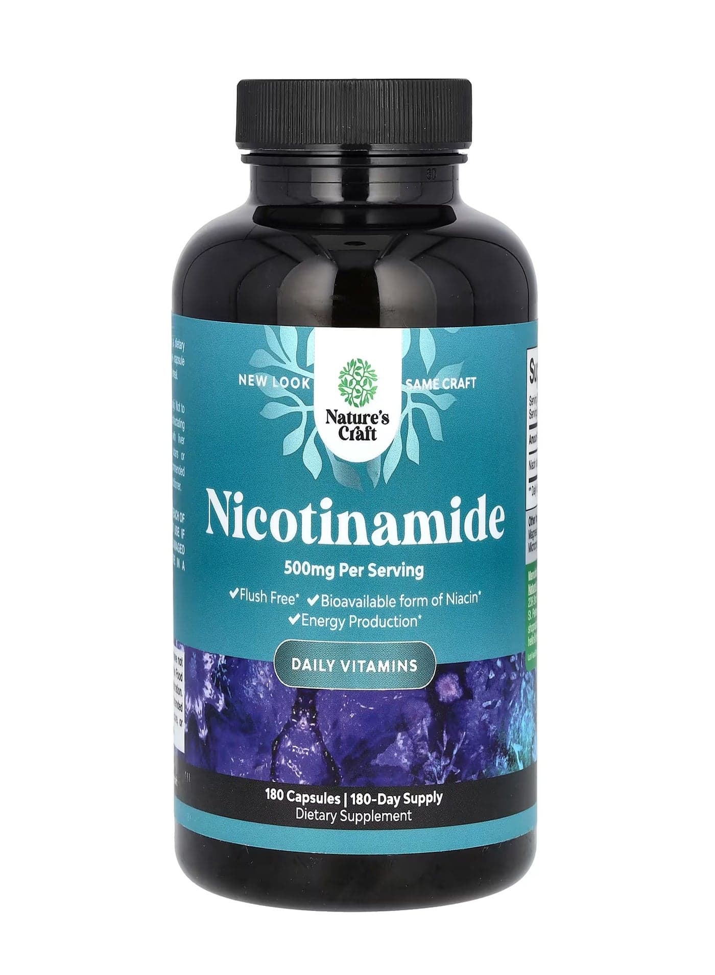 Nicotinamide, 500 mg , 180 Capsules