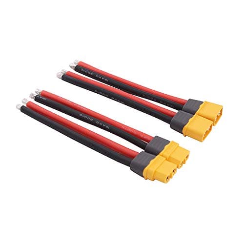OliYin 2pairs XT60H Amass XT60 Plug Male Female Cable with 12awg 393inch Silicone WirePack of 2