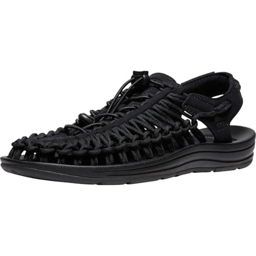 KEEN Womens Uneek Sandal, Black/Black, 6 M US