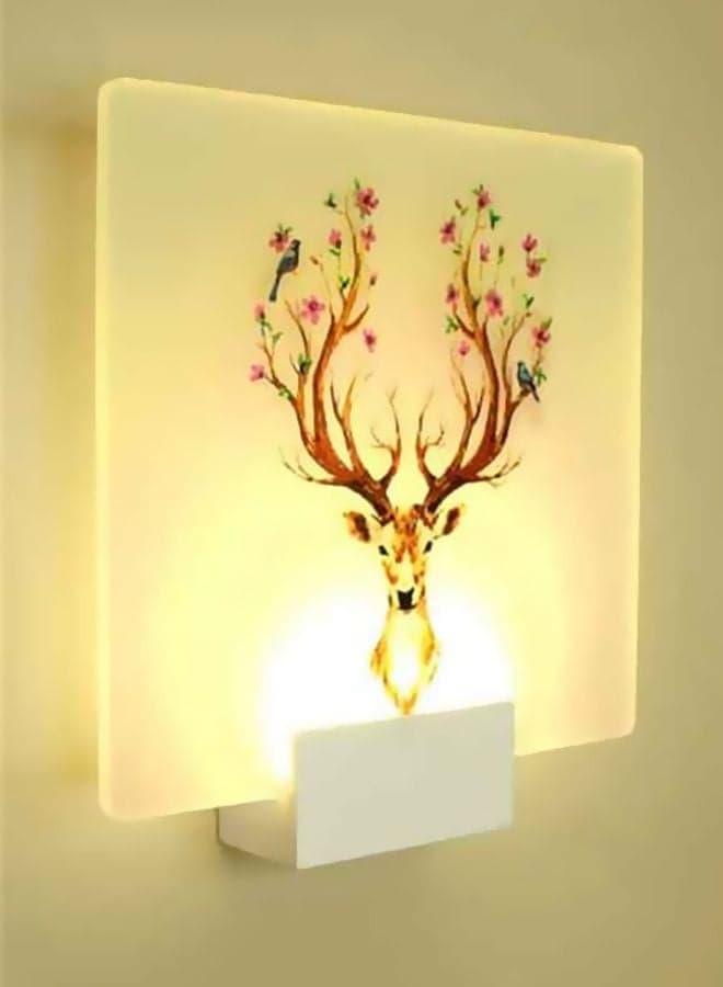 Bedside Wall Lamp Warm White 23x25x5cm