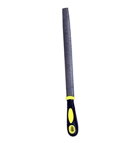 Jon Bhandari Tools Wood Rasp File with PVC Handle- 8 inch for shaping, smoothing, removing and finishing wood, plastic, and soft materials with precision.