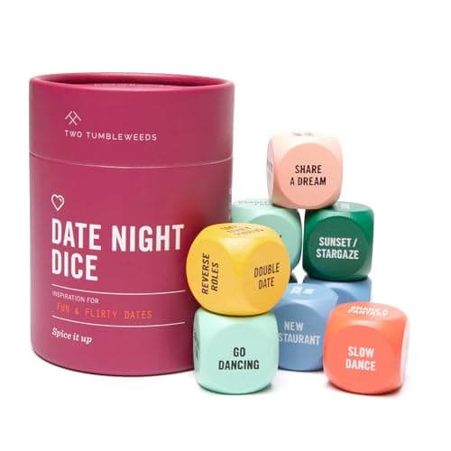 Date Night Dice by Two Tumbleweeds Couples Date Idea Generator Fun Relationship Game for Partners Romantic Gift for Anniversaries Relationship Connection