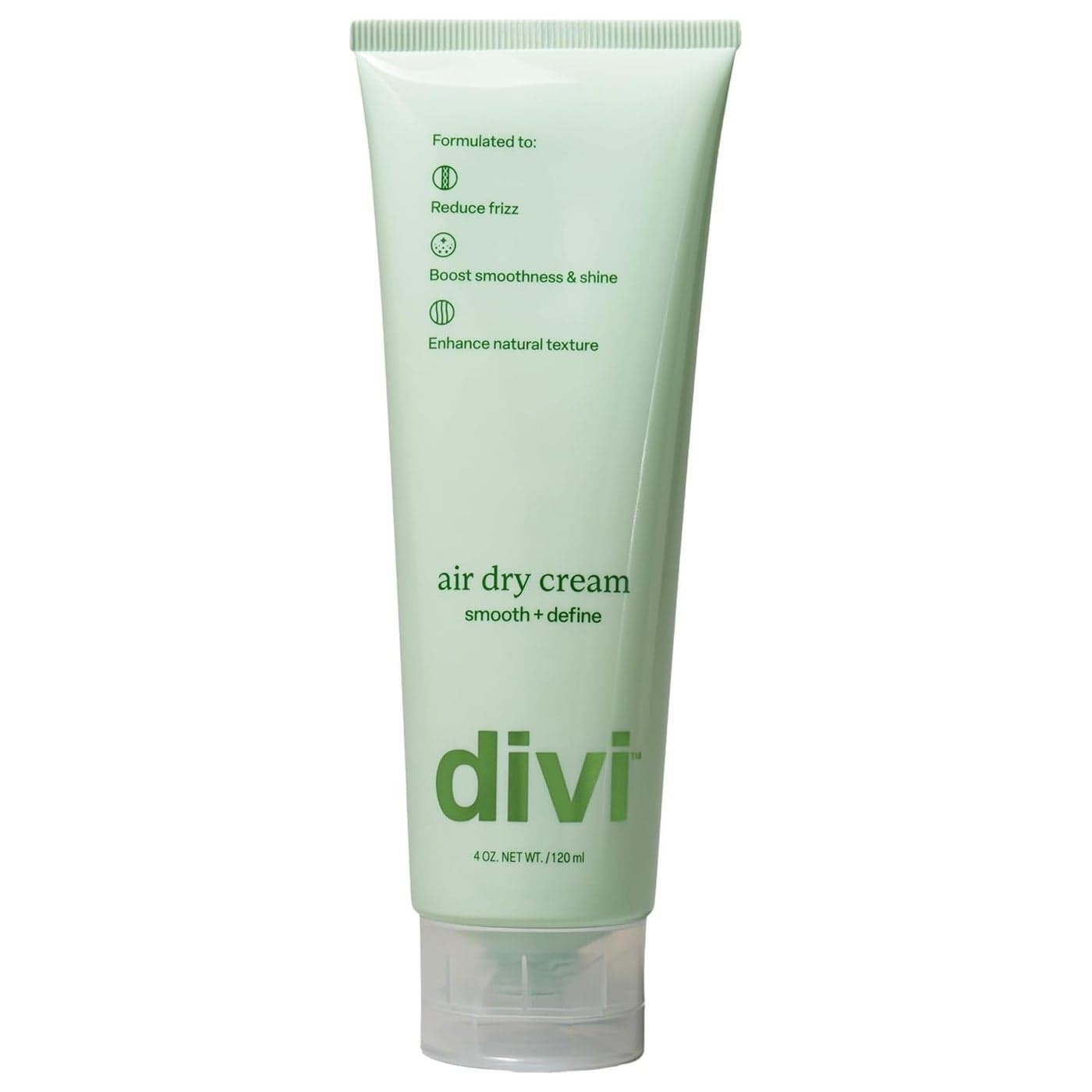 divi Air Dry Styling Cream for Natural Hair Texture Smooths Frizz Defines Curls