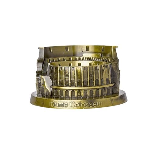 ASHVAH Rome Colosseum Monuments Miniature Showpiece, Replica, Small Metal Souvenir Model