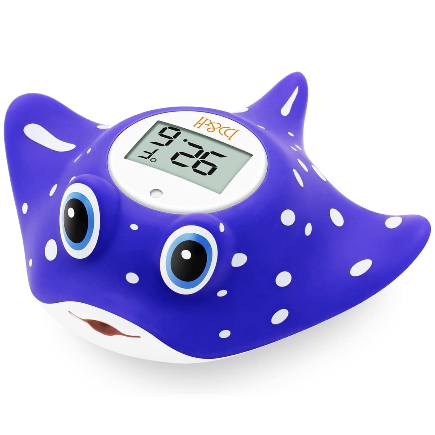 bh Baby Bath Thermometer Instant Read Digital Thermometer for Infant Bathtub and Room Measure Newborn Water Temperature Safe Toddlers Tub Time Floating Toy Manta Ray