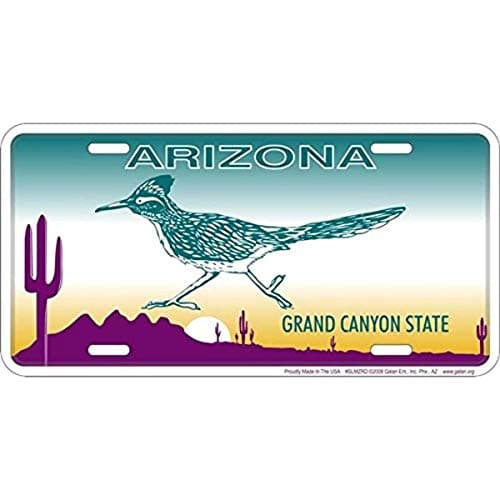 Signs 4 Fun Parody License Plate AZ Road Runner 12 x 6 Decorative License Plate Wall Decor Decoration Plate Man Cave Garage Made in The USA