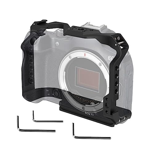 EOS R7 Camera Cage, EOS R7 Cage for Canon EOS R7 Camera Case Camera Rig Cold Shoe