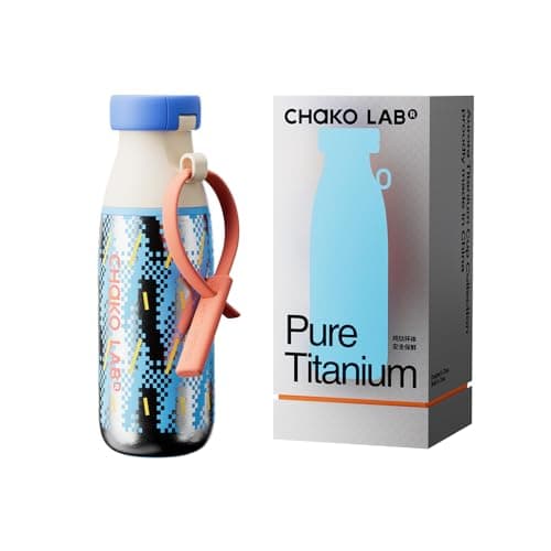 CHAKO LAB Insulated Ti Water Bottle with Two Strap Sunny