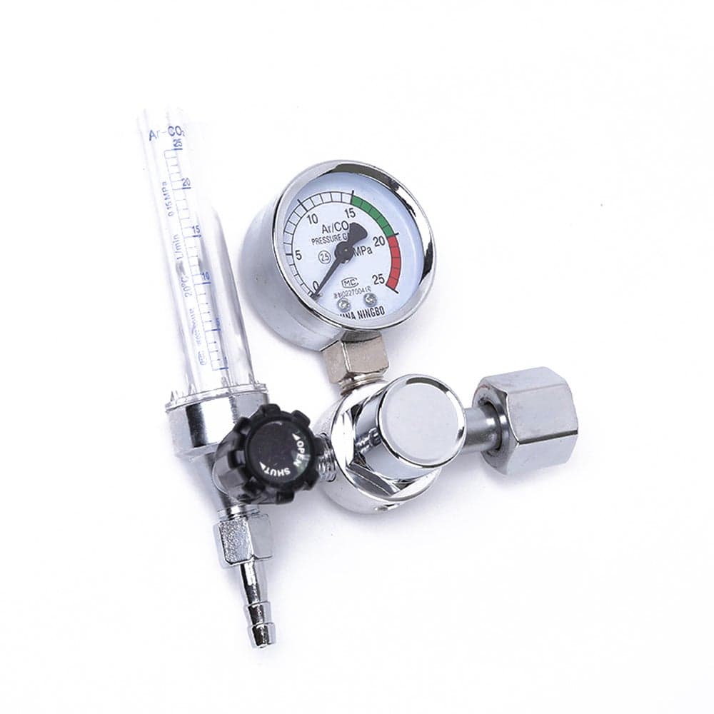 CO2 Flow Mig Tig Flow Meter Gas Ditector With Regulator Multicolour 17.50 x 8 x 15cm