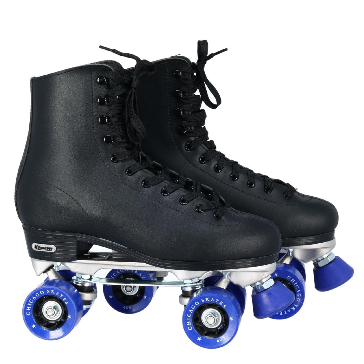 CHICAGO Skates Premium Black Quad Roller Skates for Boys and Men Beginners Classic Adjustable High-Top Design for Indoor or Outdoor Skates and Roller Derby