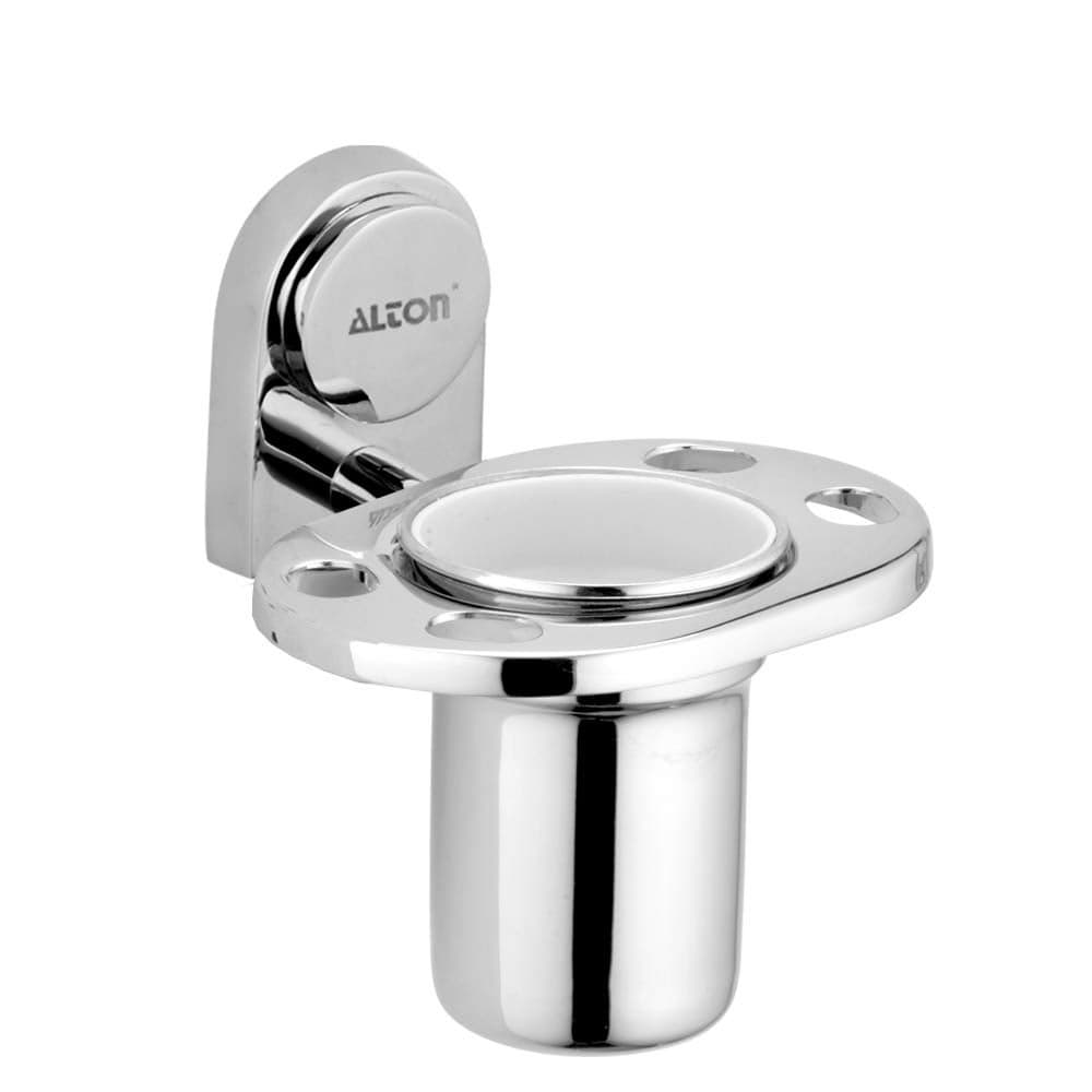 ALTON APL4221 Brass Tumbler Holder With Glass Chrome