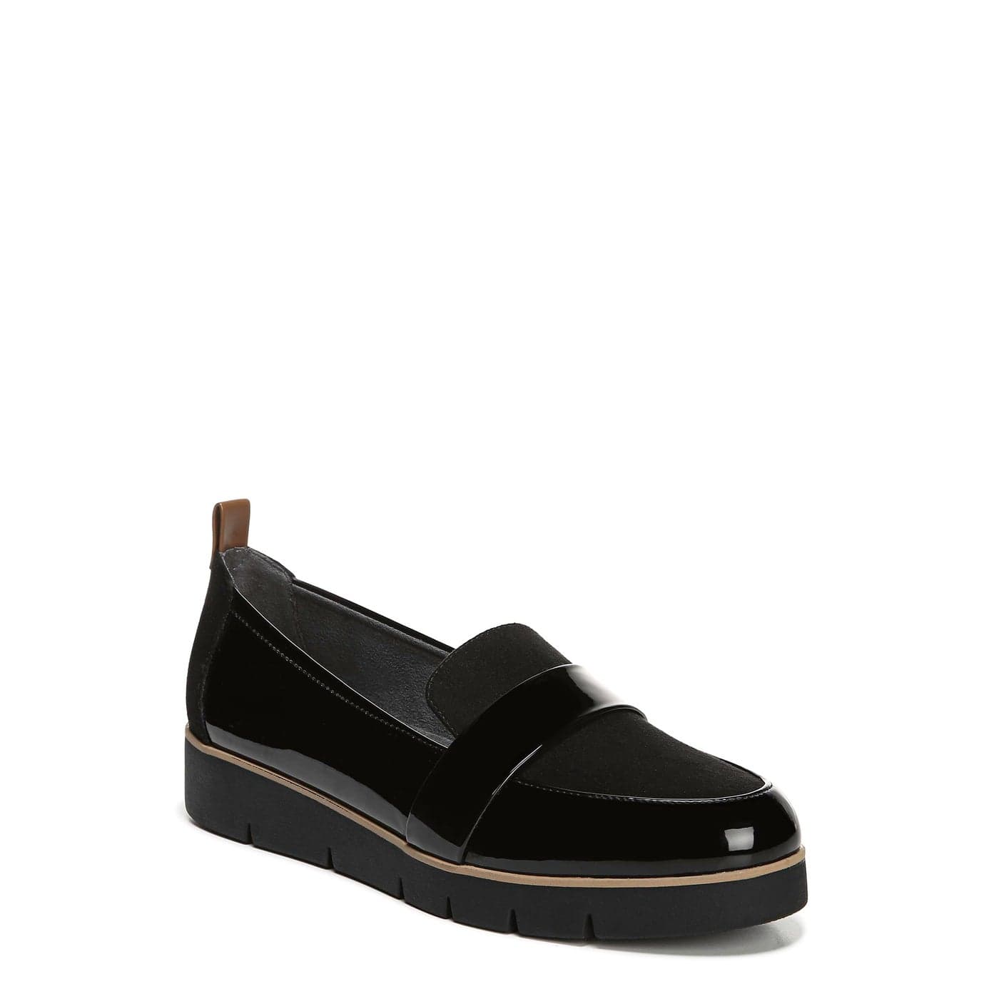 Dr Scholls Shoes Womens Webster Loafer Black PatentMicrofiber 65 US