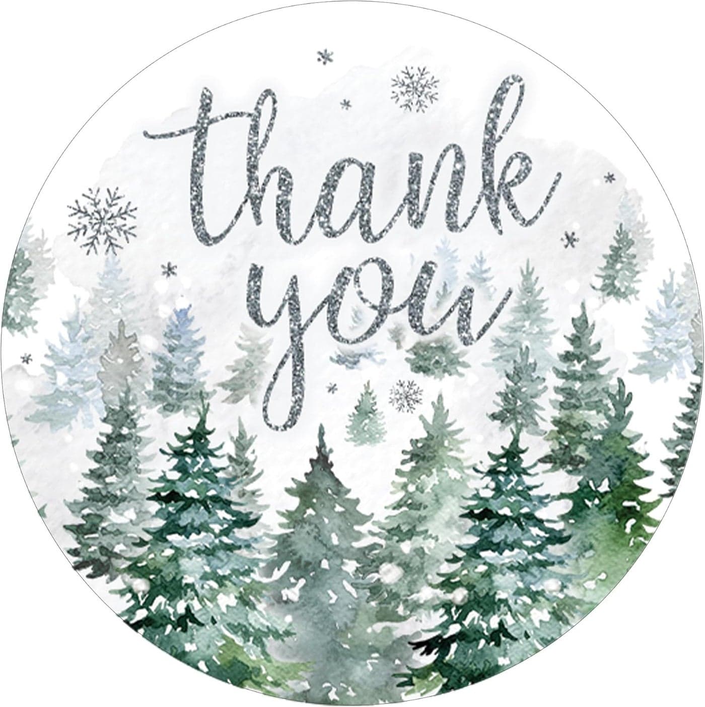 Baby Its Cold Outside Baby Shower Thank You Stickers Winter Wonderland Shower Party Favor Bag Labels 40 Count