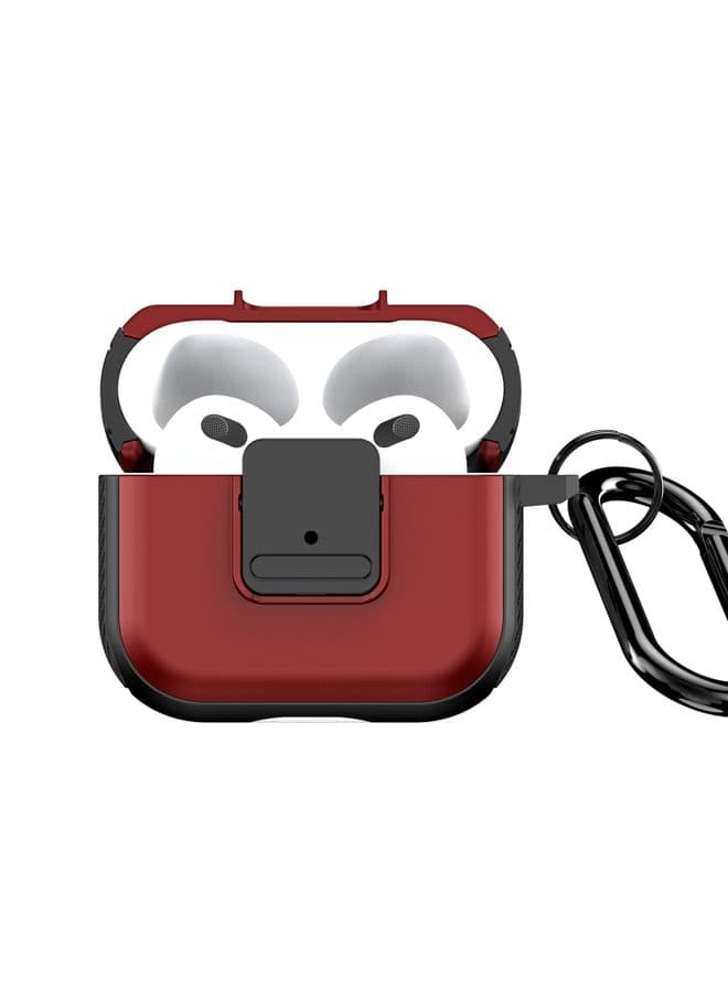 Case Cover For AirPods 3 DUX DUCIS PECJ Series Earbuds Box Protective Case Red