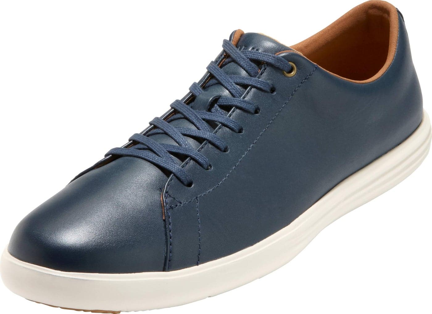Cole Haan mens Grand Crosscourt Ii Sneaker, Navy Leather Brnsh, 11.5 US