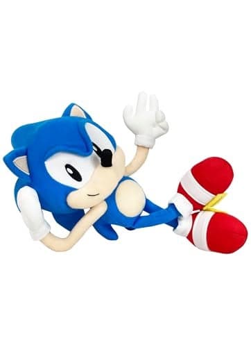 Great Eastern Entertainment Sonic Classic- Sonic Laying Plush 10" H