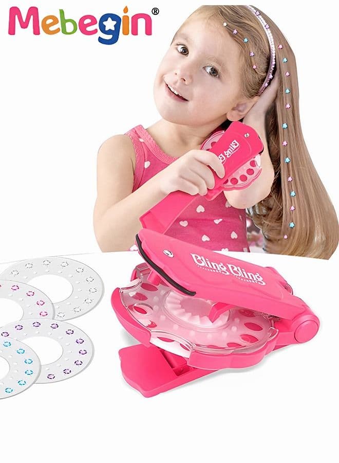 Hair Gem Stamper with 180 Rhinestones, Diamond Collection Starter Kit, DIY Bedazzler Kit, Girls Hair Styling Tool, Bling Hair Jewels Toy, Perfect for Hair, Phone Covers, Shoes, Backpacks and More, Ideal Gift for Kids Aged 6+