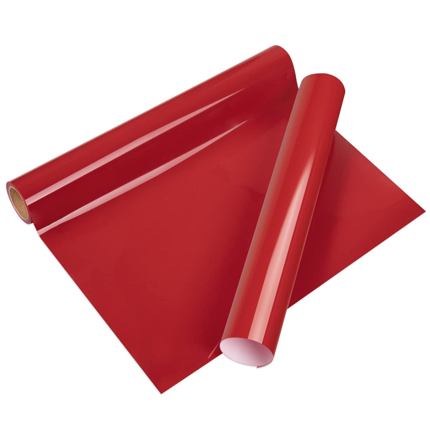 VINYL FROG Heat Transfer Vinyl Roll HTV Vinyl 12 x5ft Red Iron on Vinyl for TShirts Heat Press Vinyl for DIY Craft Designs Red