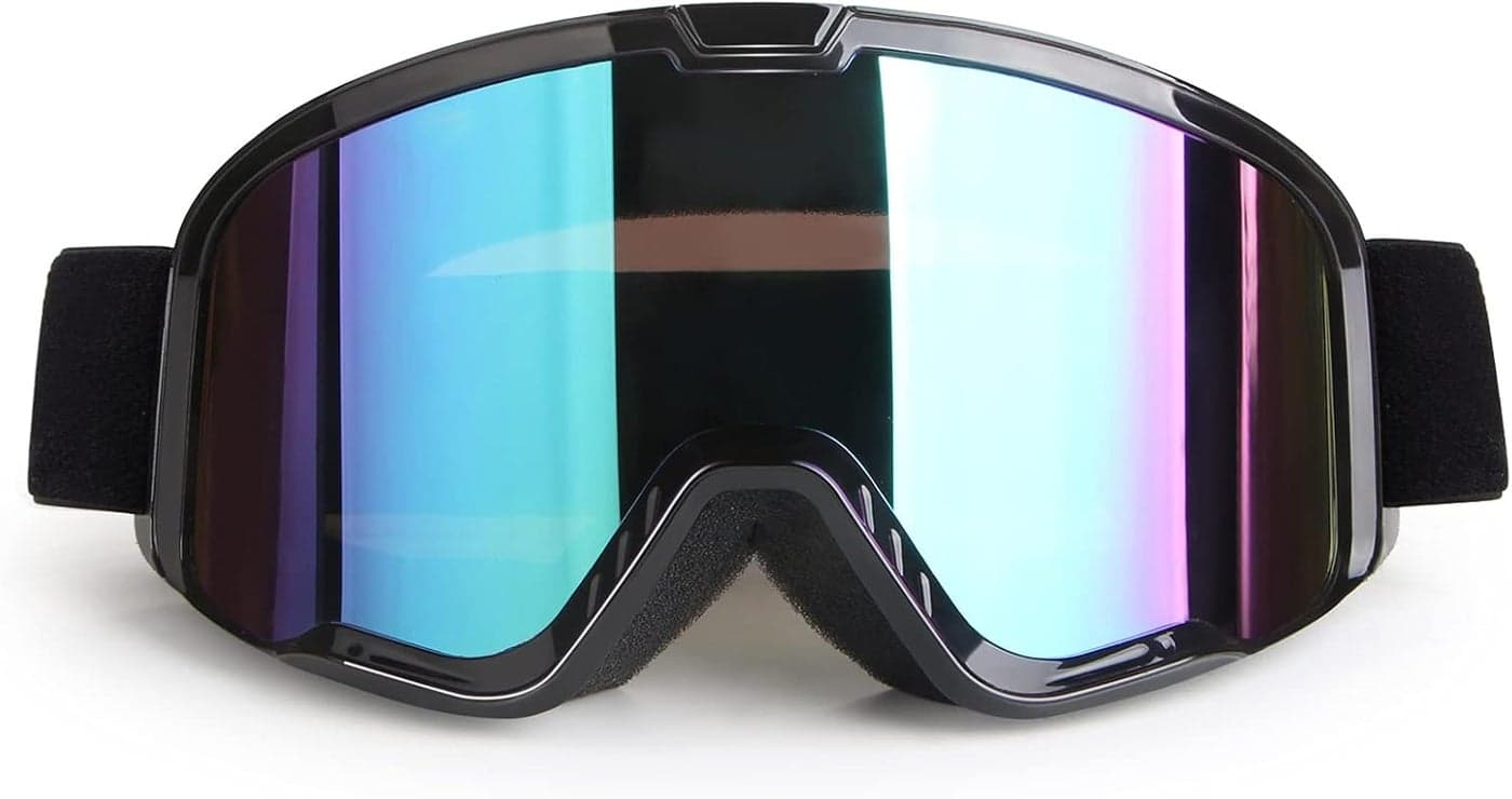 LMAVAG Motorcycle Goggles - UV400 Anti-Scratch Offroad Goggles for Motocross and ATV
