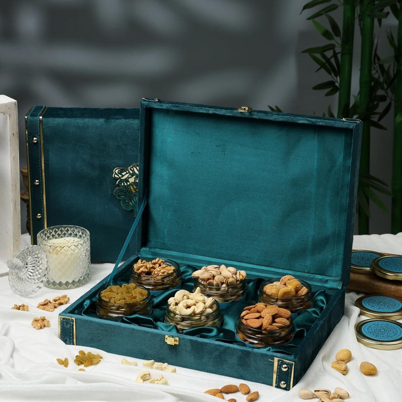 Riwaz Premium Dry Fruit Gift Box Premium Gift Hamper Handmade luxury gift box Diwali Dry Fruit Gift Box
