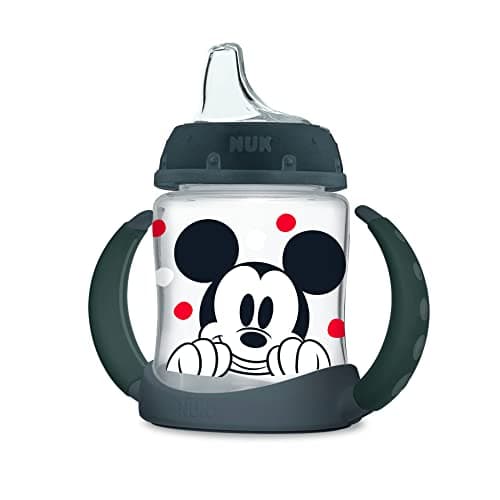 NUK Disney Learner Spill Proof Sippy Cup Mickey Mouse 5 Oz 1Pack BPA Free Spill Proof Sippy Cup