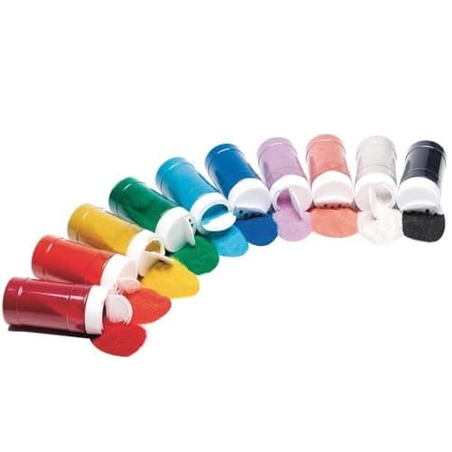 Color Splash Colored Art Sand 12 oz Assorted Colors Pack of 10