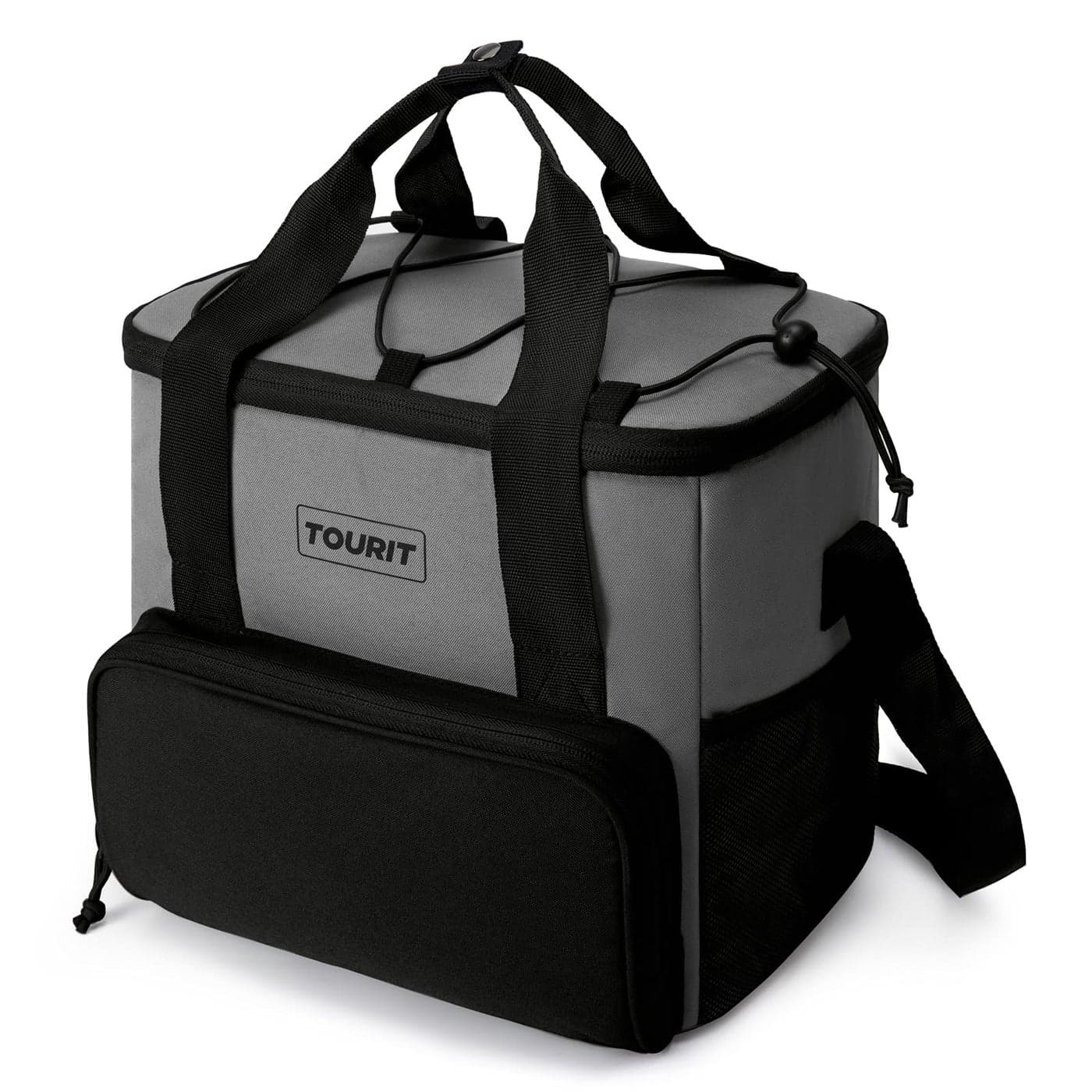 TOURIT Insulated Soft Cooler Bag 24-Can 14.6L Portable Lunch Cooler Bag for Outdoor, Work, Travel, Grey