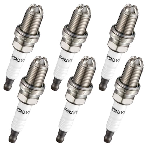 BDFHYK Iridium Spark Plugs 3199 Compatible with BMW 325Ci 325i 325xi 330Ci 330i 330xi 323Ci 323i 328Ci 328i 525i 530i 528i 320i X3 Z3 X5 Z4 12120037607 12129071003 12120141871 BKR6EQUP Set of 6
