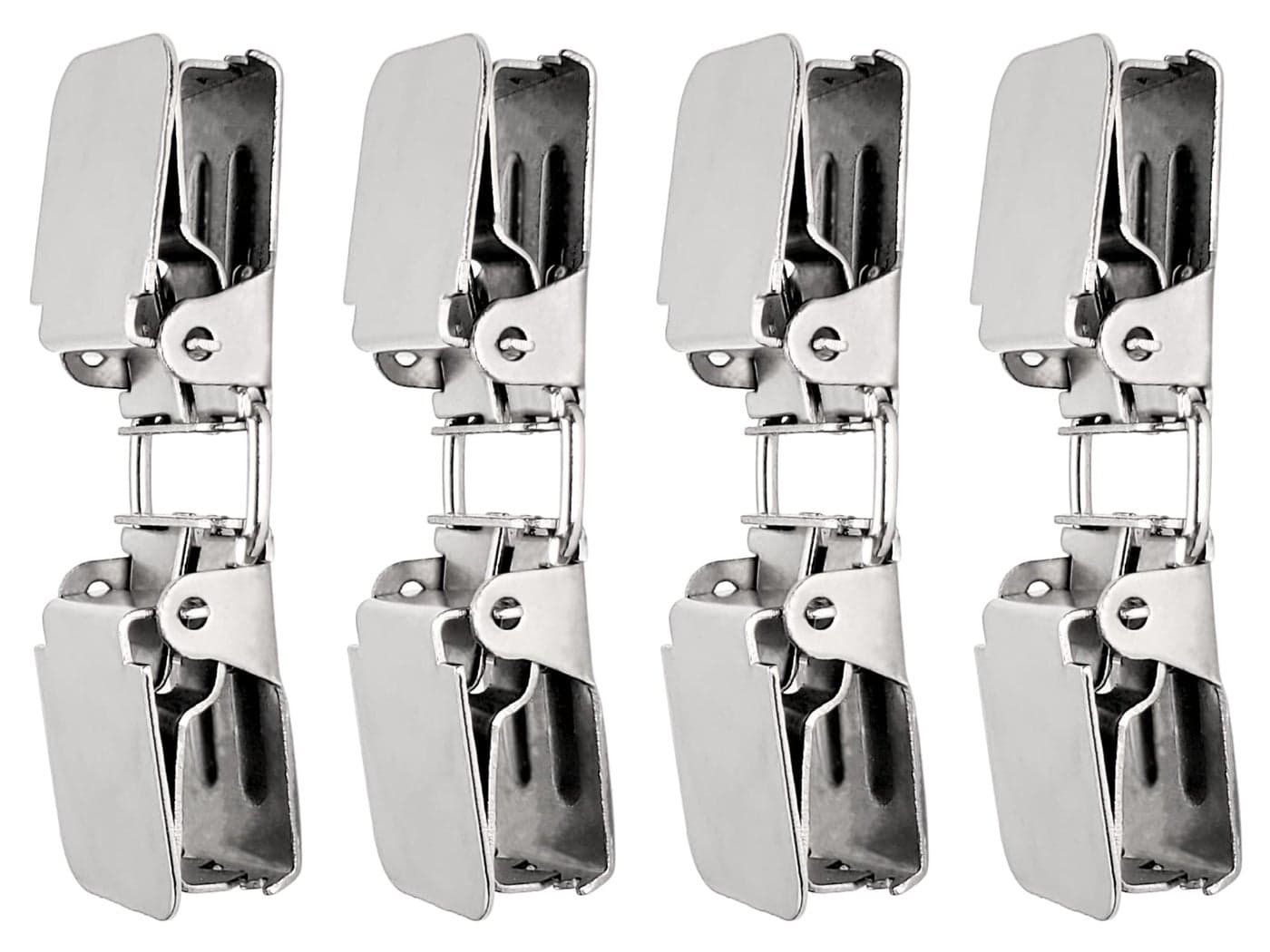 Double Rug Clips (4 Pcs per Pack) for Hanging Carpets, Rugs and Quilts from Wise LINKERS