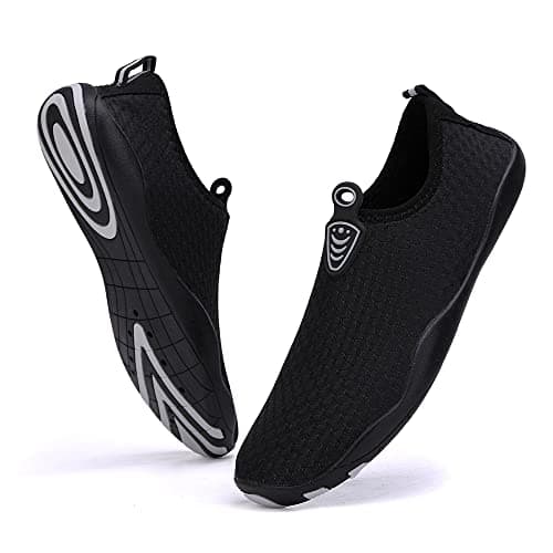 Vsufim Quick-Dry Water Sports Barefoot Shoes Aqua Socks for Swim Beach Pool Surf Yoga for Women Men (6.5 Women/5.5 Men)