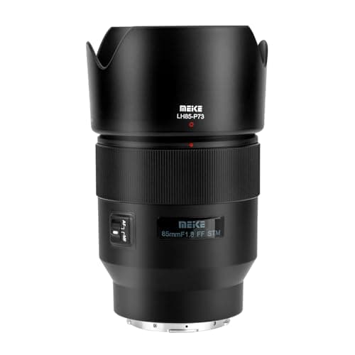 Meike 85mm F1.8 Auto Focus Medium Telephoto STM Stepping Motor Full Frame Portrait Lens Compatible with Panasonic Lumix Sigma L Cameras S1H S1 S5 S5 Mark II S1R S9 FP