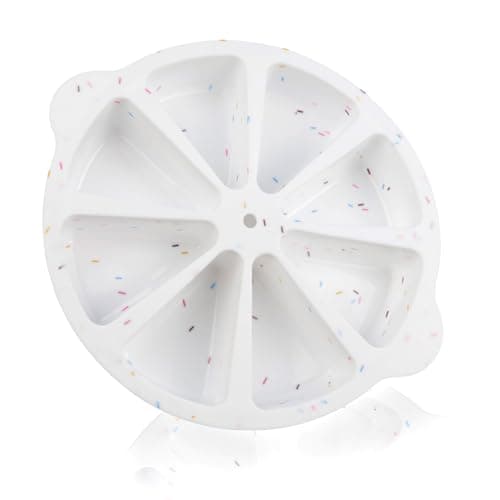 SHEbaking Silicone Scone Pans for Baking Wedge Pan 8-Cavity Silicone Slice Cake Mold Pie Pans for Quiche,Pizza,Brownies BPA free