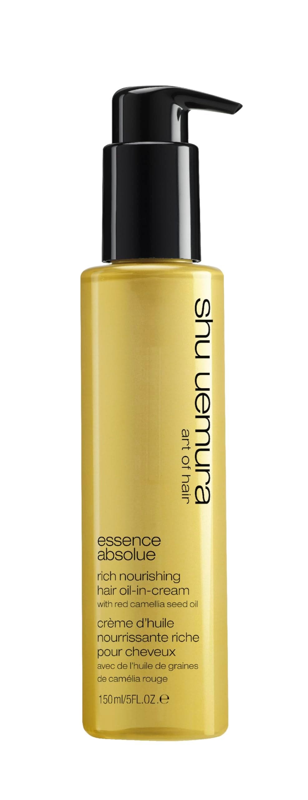 shu uemura art of hair Essence Absolue Nourishing Cream Protects Against Heat Damage and UV Hydrates and Smooths For All Hair Types 5 Fl Oz