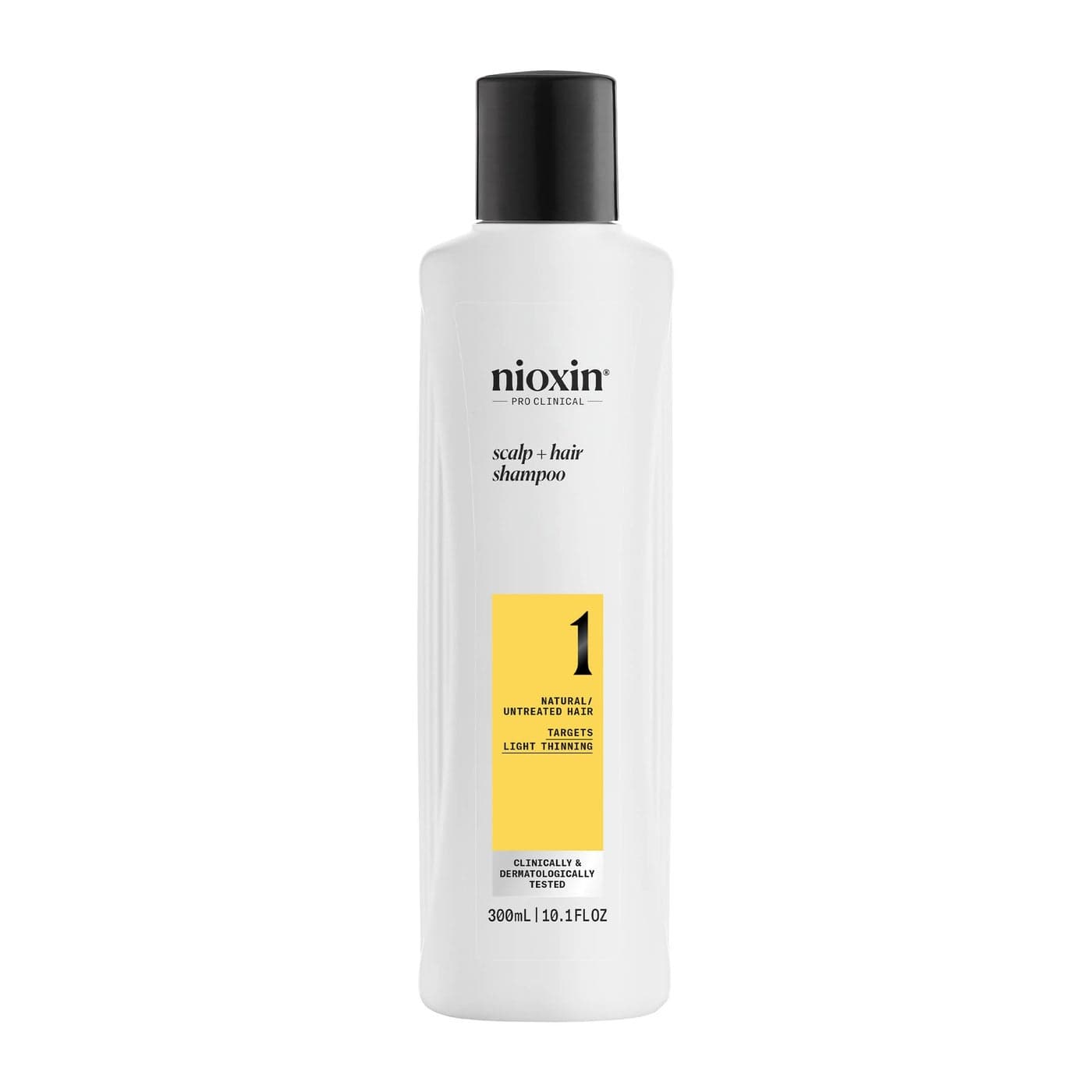 Nioxin Scalp Hair Thickening System 1 Shampoo For Natural or Untreated Hair with Light Thinning With Niacinamide and Biotin 101 Fl oz